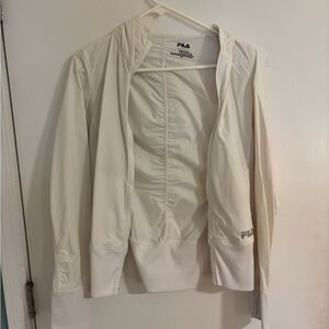Fila Women's Cream Bomber Jacket